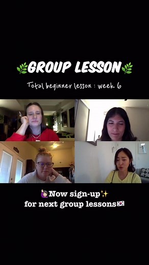 Total Beginner Group Lesson🇰🇷 This was from week 6🙌 We started from zero learning how to read Korean and now we are working on basic sentences👍✨So excited to see your progress❤️ 화이팅!! #korean #learnkorean #grouplesson #koreanlanguage #koreanlesson