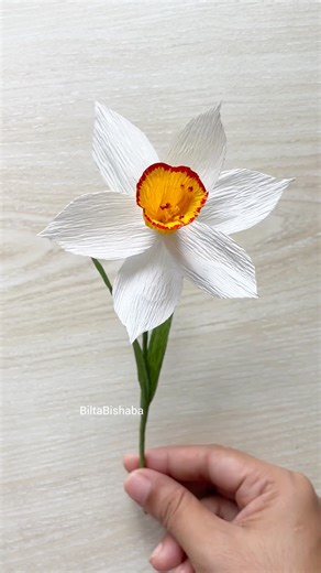 DIY Paper daffodil making tutorial #diy