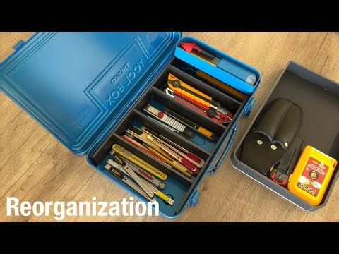 Reorganizing My Snap-Off Knives Box