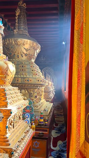 Bodvani on Instagram: "Deep in a Tibetan monastery, monks chant in perfect harmony, their voices echoing through ancient stone halls. The scent of incense, the flicker of butter lamps, and the slow spin of prayer wheels create a moment suspended in time. Pure peace. Pure presence. #monasteryvibes #chanting #tibetanmonks #sacredspaces #spiritualvibes #mantramagic #mystictibet #innerpeace #tradition #mindfulmoment"