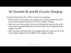 Certified Electronics Technician Exam Preparatory Flash Cards - DC Dynamic RL and RC Circuits