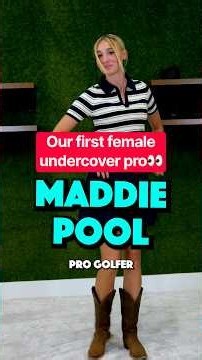 Our first female undercover pro👀