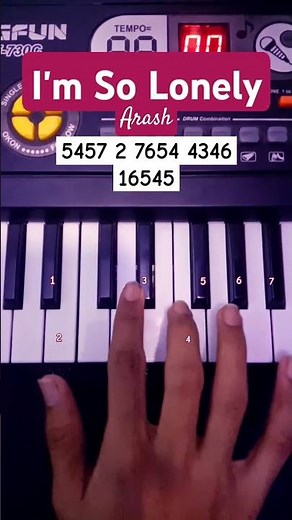 I'm So Lonely - Arash (Easy Piano Tutorial) #brokenangel #tiktok #shorts