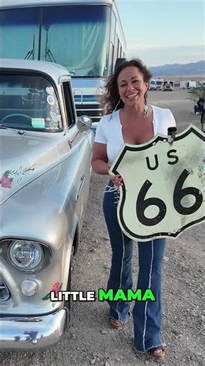Hotrod Holly & her 1956 Chevy Truck called Bubba on Route 66
