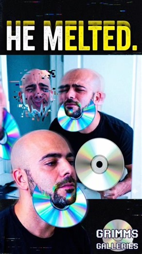 "I look like a CD-ROM." 💿 (DRAMA-KING SHAVED)