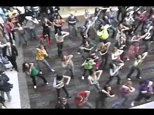 Glee Flash Mob Dance Genesee Valley Mall.avi