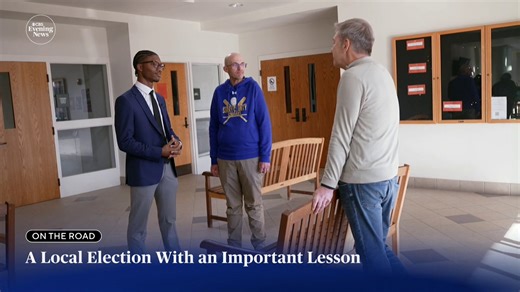 A 19-year-old who wanted to be the voice of change in his community won his first election by defeating the incumbent and teacher who inspired him to run. Steve Hartman goes On the Road to Surry County, Virginia, in what might be the most civil race in American politics. | CBS Evening News