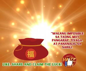 Please LIKE, COMMENT and SHARE! 👏👏👏✨ | Master Hanz Cua Feng Shui Master