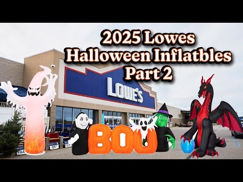 2025 Halloween Inflatables at Lowe's Part 2