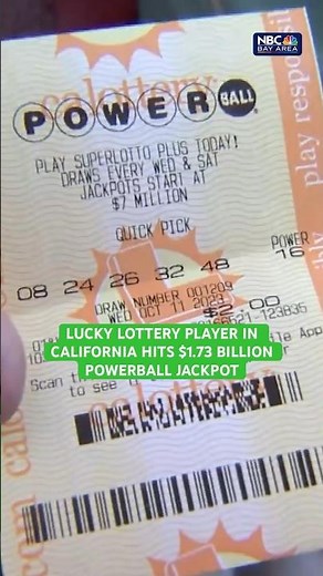 California lottery player hits $1.73 billion Powerball jackpot • #bayarea #california #powerball