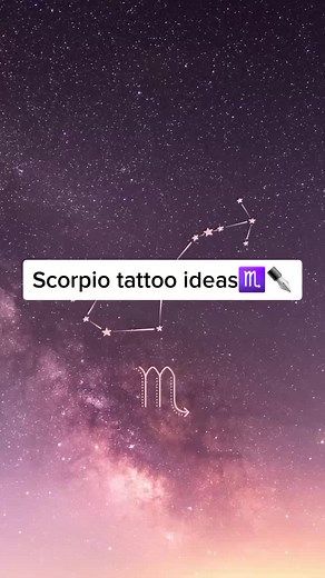 Scorpio Flower Tattoo Ideas for Women - Unique Back Tattoo Designs