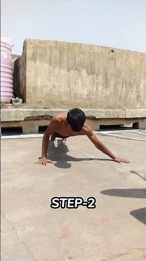 How to do one hand push up 💪🏼 || easy tutorial step by step || Whole Workout