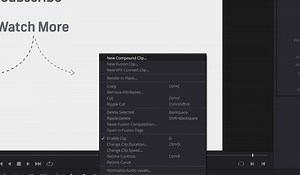 Using Compound Clips in DaVinci Resolve