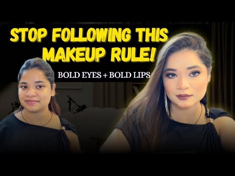 Stop Following This Makeup Rule! | Bold Eyes + Bold Lips Done Right @jyotisonichadha