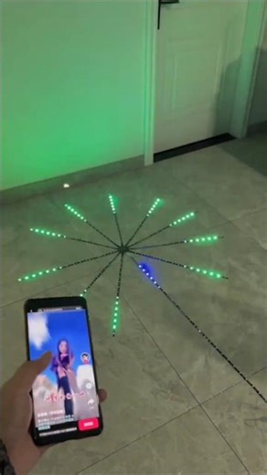 आवाज़ पर चलने वाली LED Light 😍 | 5 Volt Firework LED Strip Light | #shorts