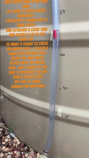 No More Guessing! Simple Tank Level Hack! #DIY🔹 #LifeHack🔹 #WaterTank🔹 #WaterLevel🔹 #Homestead
