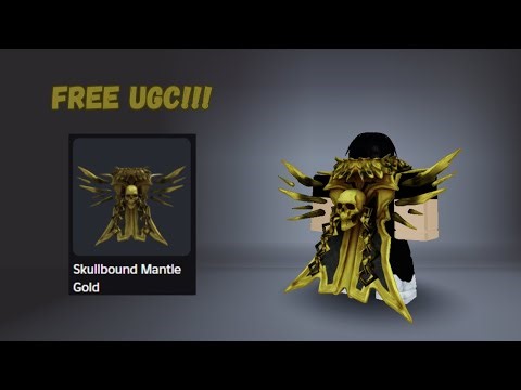 FREE UGC💀 How To Get Skullbound Mantle Gold In Lucky Box UGC🍀