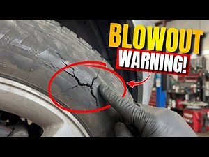 NEVER Drive on Tires With These Cracks — Blowout Risk