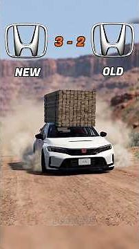 Old Honda Civic vs New Honda Civic! #honda #car #beamngdrive
