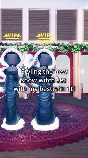 STYLING this Snow witch set in DTI 🤩✨ #dresstoimpress #roblox #fyp