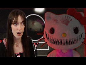 What Happened to Hello Kitty?! | Roblox Hello Kitty Museum [HORROR] | Riivv3r
