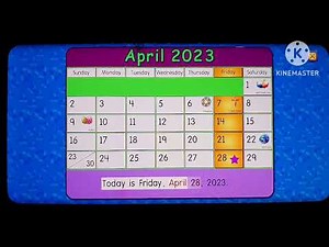 Starfall: The "April 10, 2023" Calender