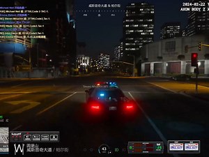 [FiveM-LSERP.CN]洛圣都紧急职业角色扮演 执勤记录#9 车辆追捕一辆绿色的全地形摩托车桑切斯 高危截停处理