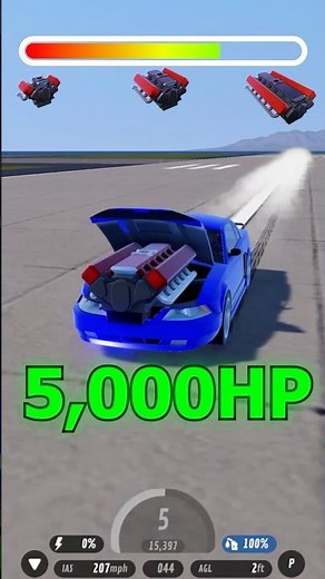 10HP VS 10,000HP Engine! - Simple Planes 2
