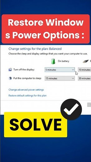 Bring Back High Performance Power Plan!