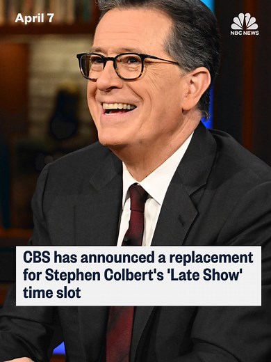 CBS has announced a replacement for Stephen Colbert's