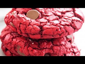 Red Velvet cake mix cookies