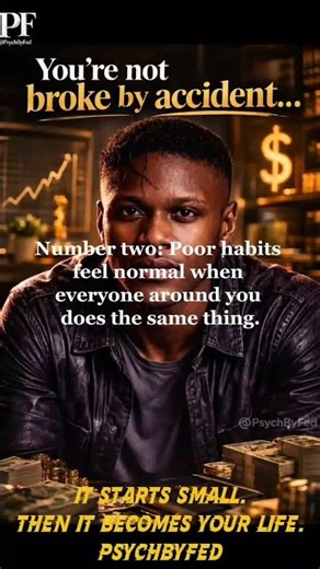 You’re Not Broke By Accident.#psychbyfed #moneypsychology #wealthmindset #psychologyfacts
