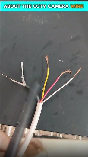 Cctv Coaxial Wire Details #hikvisioncctv #cctv #electrical