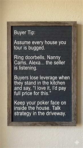 William "Bill" Grady - Greater Nashville and Tennessee Realtor on Instagram: "The walls don’t just have ears. They have Wi-Fi. 🤐💸 Real Estate Reality Check: Privacy during a showing is a myth. In 2026, you have to assume every house is “hot.” ▪️ The Ring doorbell is recording your conversation on the porch. ▪️ The Nanny Cam is watching the living room. ▪️ Alexa devices can be used to listen in on the kitchen. Buyers lose thousands of dollars in leverage in 10 seconds. They stand in the kitchen