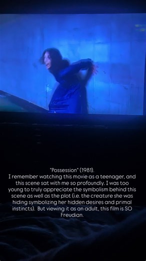 "Possession" (1981). The film itself is a metaphor for repressed desir... | Isabelle Adjani