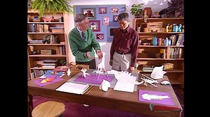 On this day in 1997, Mister Rogers visited Ben Gonzales. He made wonderful works of art, only using paper. We're celebrating the 50th Anniversary Week of Mister Rogers' Neighborhood with different clips each day from the program. Share your memories using #MisterRogers50 #ItsABeautifulDay | Fred Rogers Productions