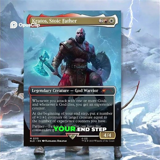 Kratos Commander Deck GODLY Power for MTG!