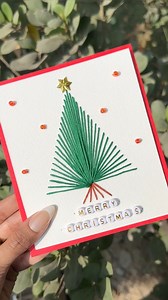 Christmas Card idea Long Tutorial ♥️🎄 #Christmas #giftideas #fblifestyle | Quinns Arte