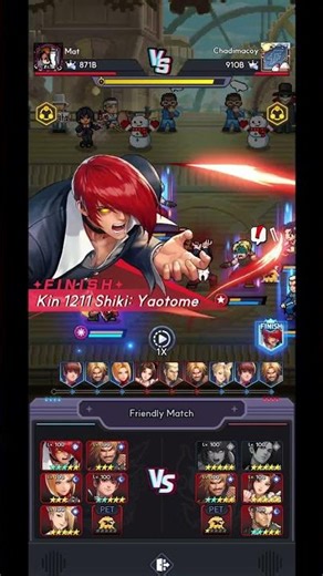 Orochi Chris Formation vs Goenitz Fury