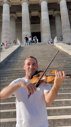 🎻 Paganini’s Impossible Variations at a Greek Temple LIVE #violin #music #paganini #shots #video