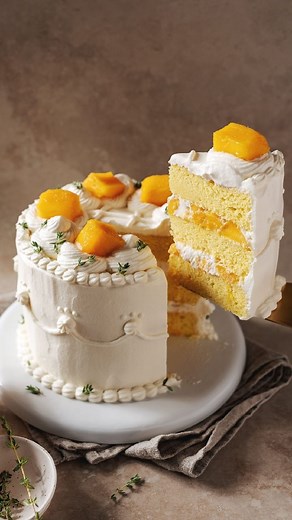 gail ng ✿ baking & desserts on Instagram: "💛🥭 Mango chiffon cake! 🥭💛 My favourite cakes are the ones from Asian bakeries that I grew up with. Always made with soft and fluffy chiffon cake with fresh whipped cream and loads of fresh fruits. This one is so bakery-worthy and bound to get you the ultimate Asian compliment of “not too sweet”. Recipe linked in bio or search “mango chiffon cake” on my site! https://teakandthyme.com/mango-chiffon-cake/"