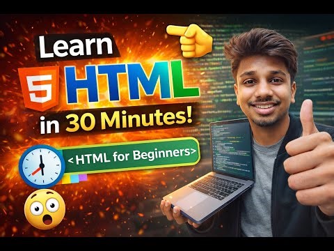 HTML Tutorial for Beginners | Learn HTML in Just 30 Minutes
