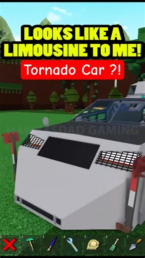 Roblox Build a Boat for Treasure Long Tornado Car like a Limousine! #babft #roblox