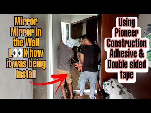 How to install Mirror with plywood backing? Useful reference for beginners