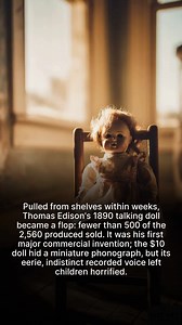 Thomas Edisons terrifying talking doll was one of his biggest market failures. | History Vault