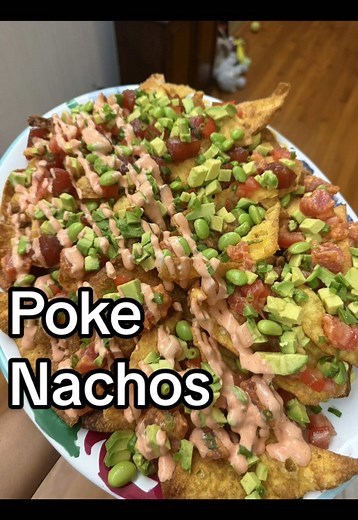 Delicious Poke Nachos Recipe with Fresh Ingredients