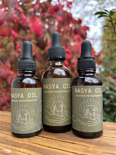 Nasya Herbal Oil | Ayurvedic Nasal Oil With Botanicals - Etsy