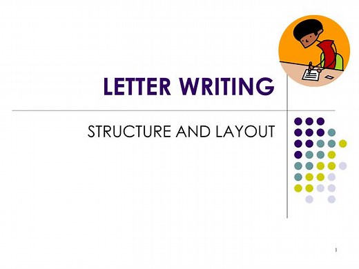 LETTER WRITING - SlideServe