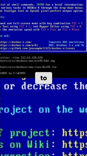 DOSBox: Reliving the Classic Windows Experience! #shorts