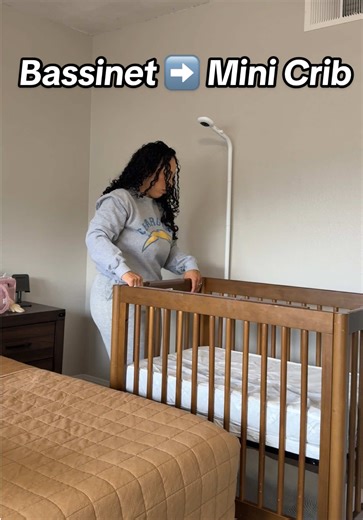 Baby's First Night in Mini Crib: 10.5 Hours of Sleep